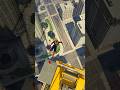 😱 Spider-Man Epic Skyscraper Jump FAIL! | GTA 5 Ragdoll Physics #shorts