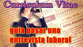 modelo de curriculum vitae + guia