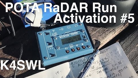 POTA RaDAR Run Final Activation: Deploying PackTenna EFHW with throw line and MTR-3B QRP fun!