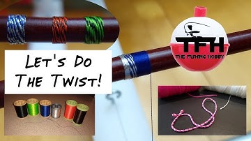 Rod Building: Trim - Twist Two Strings Together (DIY Furled Thread)