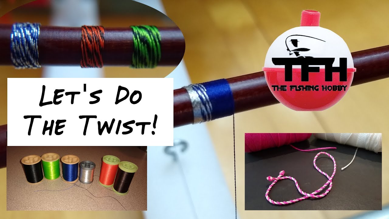 Rod Building: Trim - Twist Two Strings Together (DIY Furled Thread