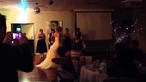 Dan & Zarah's wedding dance surprise!