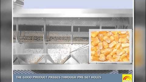 Rotary grain cleaner with aspiration mod. PRA - ZANIN -