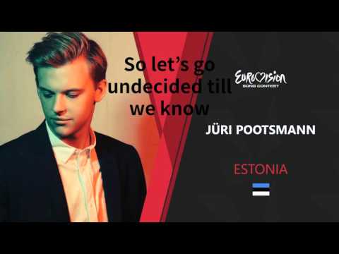 Jüri Pootsmann - Play lyrics (eurovision)