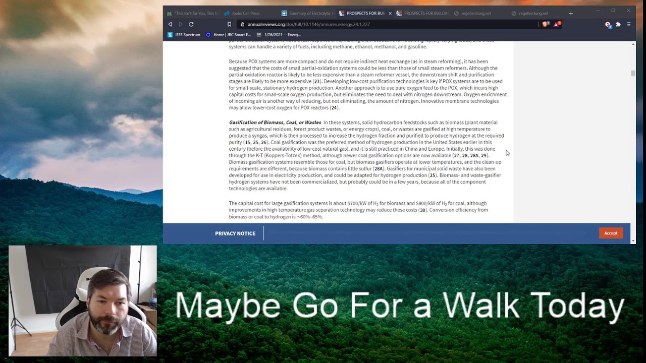 Learning About Hydrogen [2] - Production - Paper