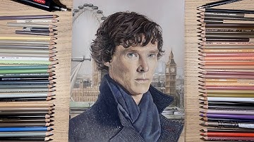 Drawing Sherlock Holmes (Benedict Cumberbatch) | Kayla Hardy Art