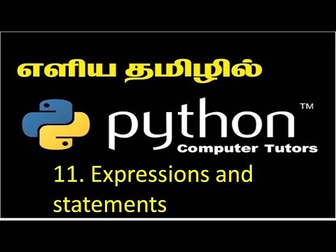 Expressions and statements