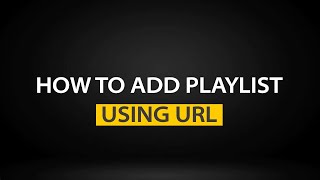 How to add the playlist URL to Sky Media Player screenshot 1