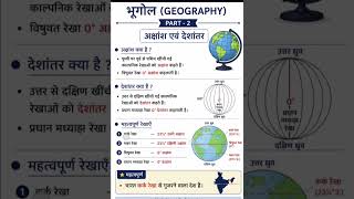 🌍 Geography Notes | Exam Oriented