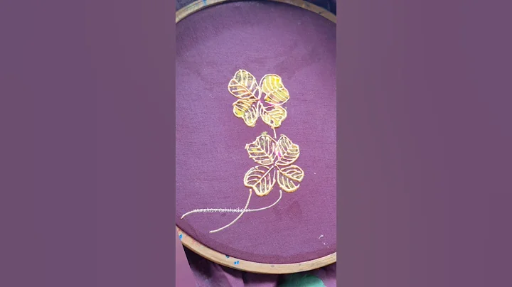 fabric painting new techniques #kaviartstudio #fabric #shorts #ytshorts #biral