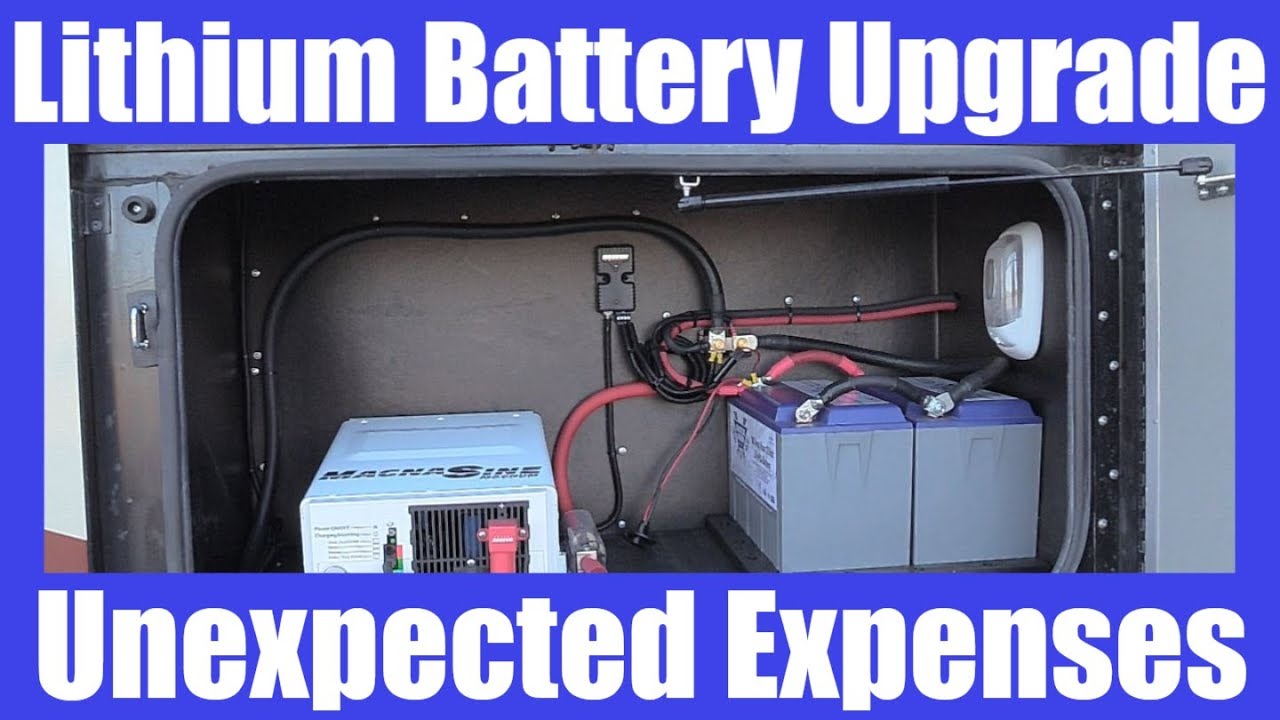 Rv Life Lithium Battery Upgrade Unexpected Expenses Youtube
