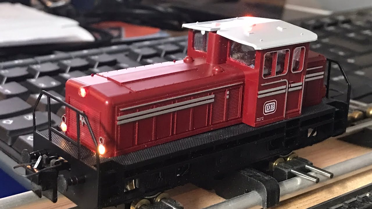 Trix Express Bastler zeigt: Digitalisierung der Trix Epress umgebauten 27001 DB Werkslok
