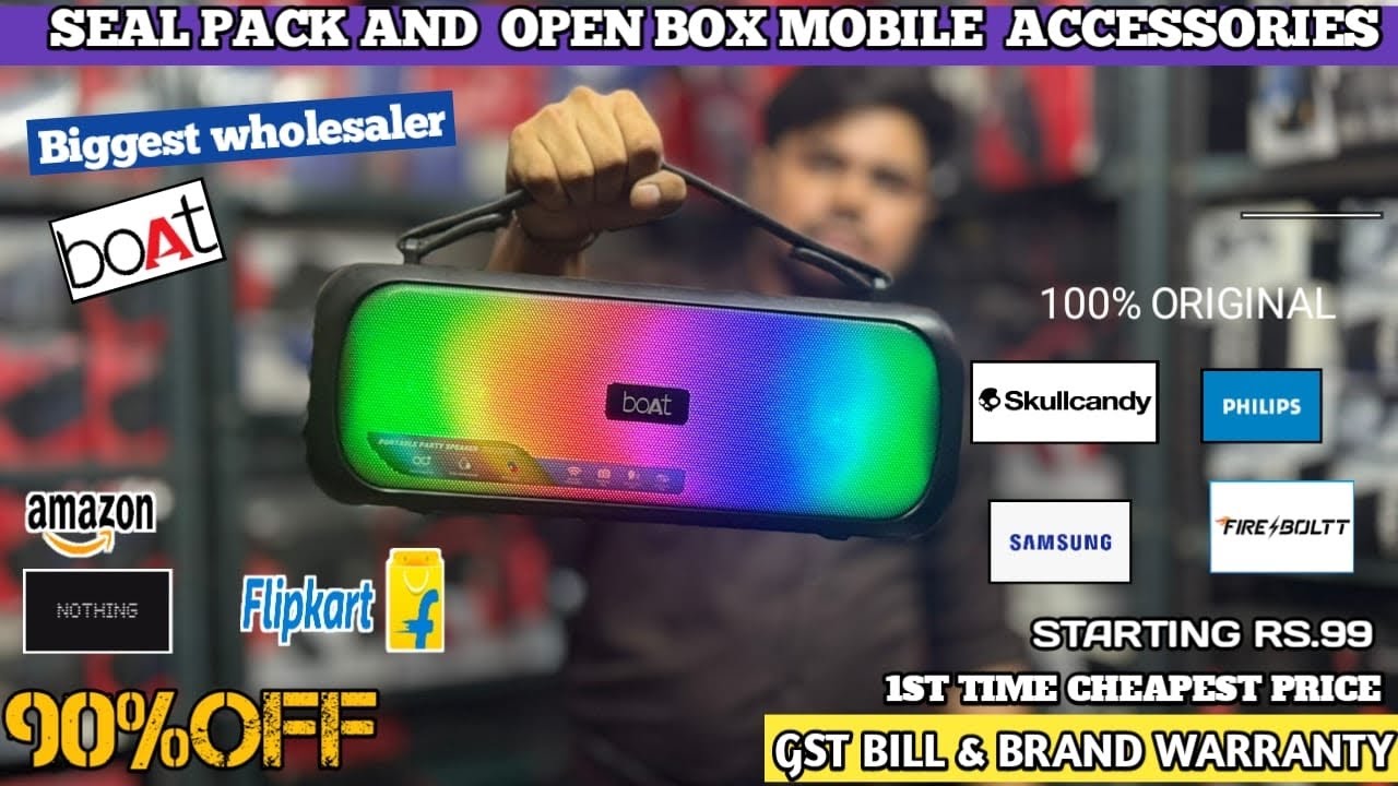 Open box 📦 Boat Speaker | 100% Original Product | Gst bill 🧾 | 1 Year Care Warranty