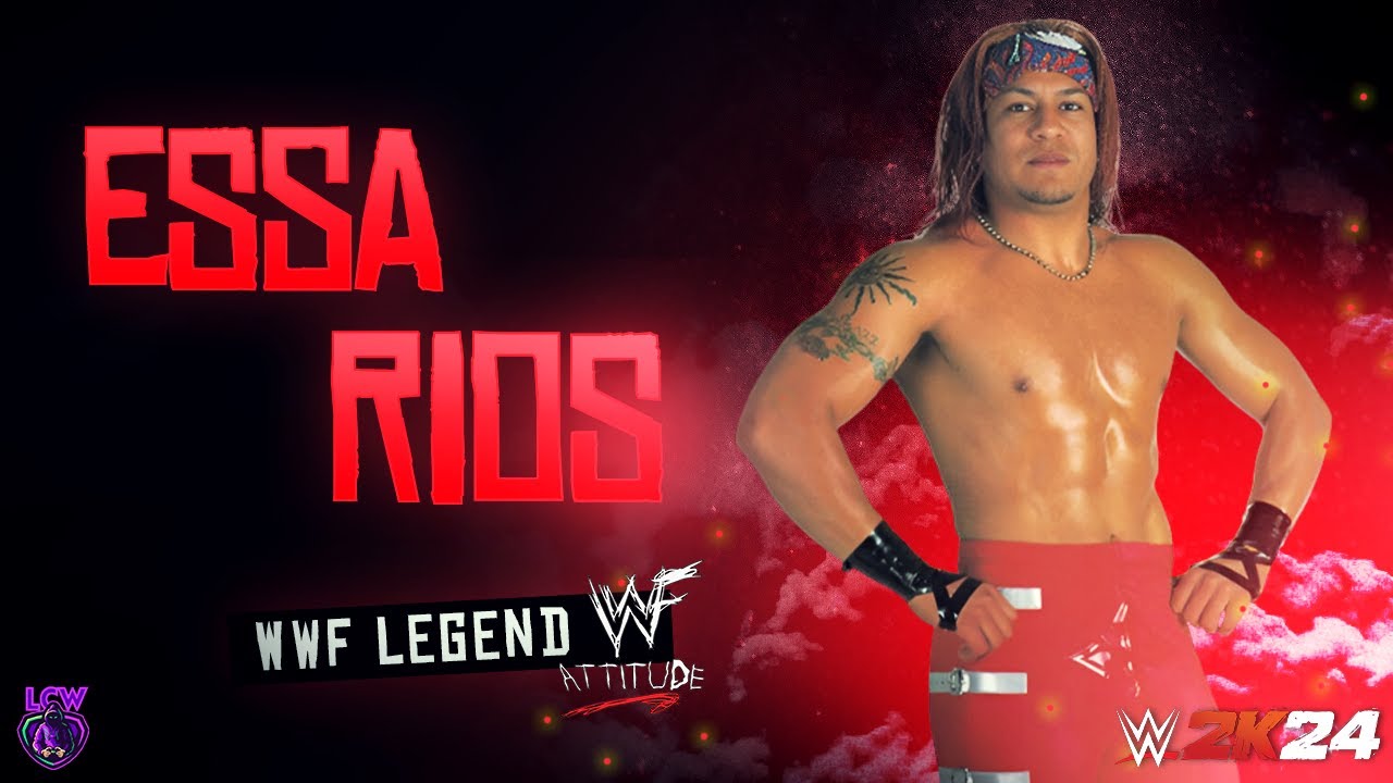 Essa Rios Mask WWE 2K24 Essa Rios Entrance, Signature & Finishers I Caws #WWF - YouTube