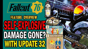 Self-Explosive Damage Changes with Update 32 | Feature Overview | Fallout 76 Night of the Moth