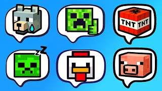 NEW Minecraft Version!! ALL Hidden Creepers &amp; TNT Emotes Super Bear Adventure