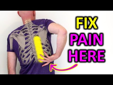 वीडियो: आपकी पीठ के बीच में मांसपेशियों में खिंचाव को ठीक करने के 3 आसान तरीके