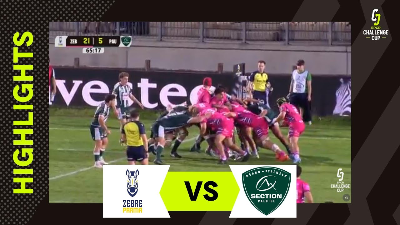 INSANE Tries You Need to See 🔥 Zebre Parma v Section Paloise | EPCR Challenge Cup Instant Highlights