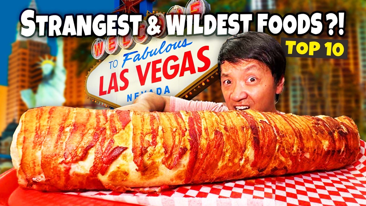Top 10 STRANGEST & WILDEST Foods I’ve Ever Tried in Las Vegas! (You Won’t BELIEVE These Dishes!)