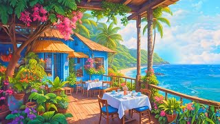 🌸 Cozy Spring Beach with Ocean Waves & Colibri Sounds 🌊🐦 | Relax & Chill Ambience screenshot 4