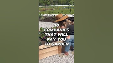Did you know you can literally get paid to play in the garden all day!?! #garden #sidehustle #plants