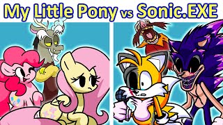 FNF My Little Pony Vs Sonic.Exe | Four Way Fracture  Triple Trouble Remix (MLP Vs Sonic/FNF Mod)