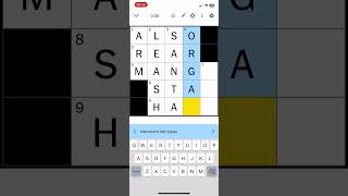 New York Times mini crossword 08-18-2024 #nytcrossword #mini