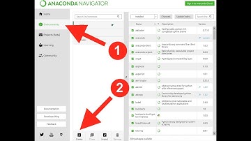 How to create an environment in anaconda ??