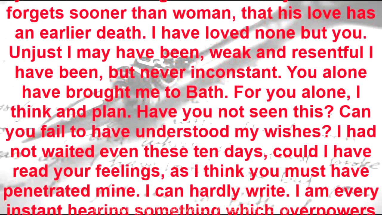  Persuasion By Jane Austen Captain Wentworth s Love Letter To Anne 