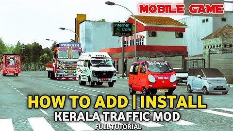 HOW TO INSTALL KERALA TRAFFIC MOD | BUS SIMULATOR INDONESIA | FULL DETAILED EXPLANATION |A4TECHMEDIA