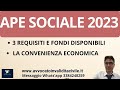 APE SOCIALE 2023. CHI SONO I BENEFICIARI?