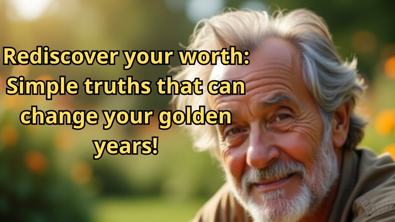 Rediscover your worth: Simple truths that can change your golden years!