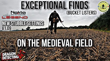 Exceptional Finds On The Medieval Field | New Stubble Settings For Nokta Legend | #dream #Nokta