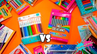 Útiles escolares // Papelería Aurrera VS Soriana - Supermanualidade