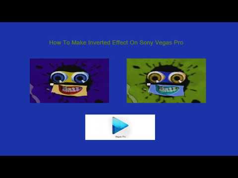 How To Make Inverted Effect On Sony Vegas Pro