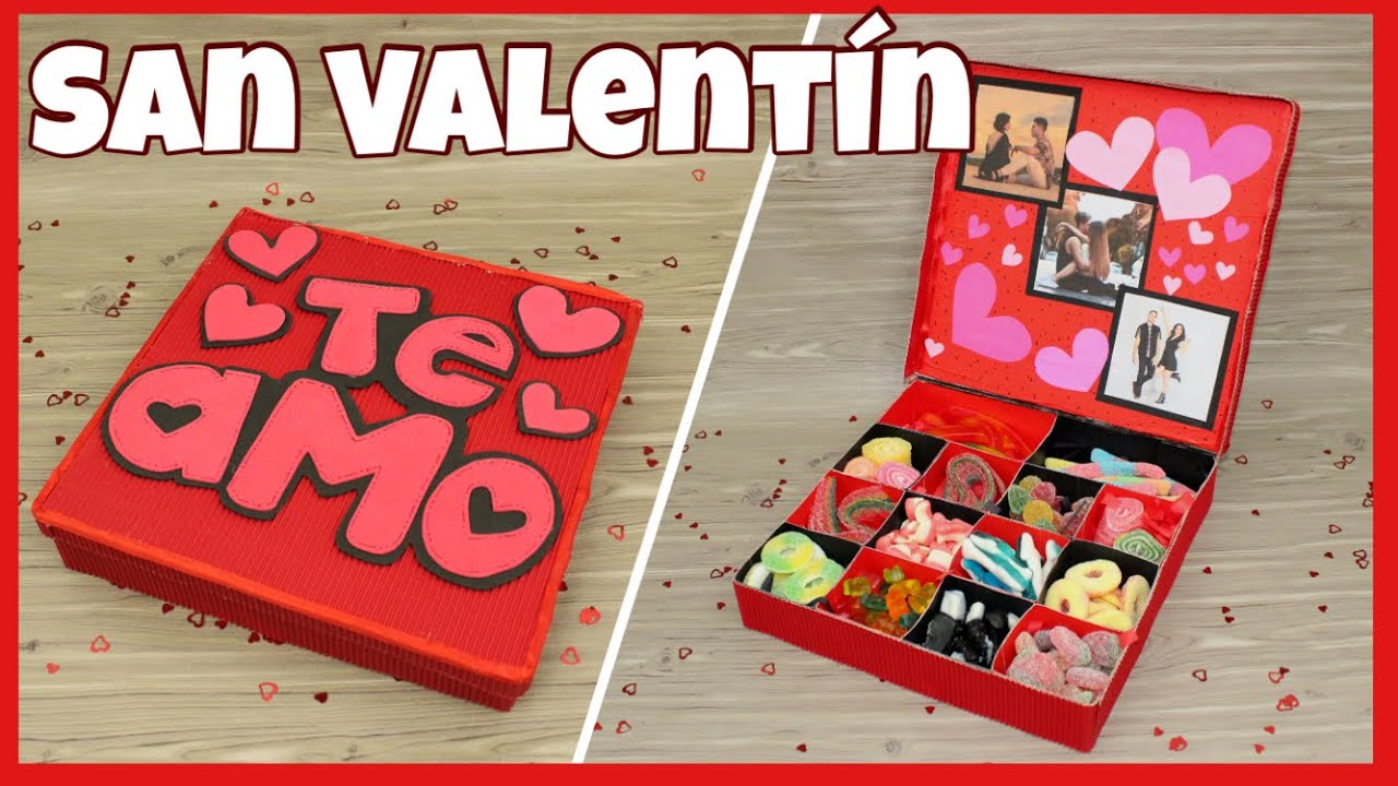 24 cajas de cartón para regalo del día de San Valentín, caja de cartón,  caja de caramelos, cajas de regalo de San Valentín, con 24 tarjetas en  forma