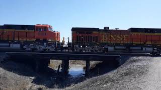 🔥😎🔥4-Unit BNSF Racing West @70-MPH!!! 👍