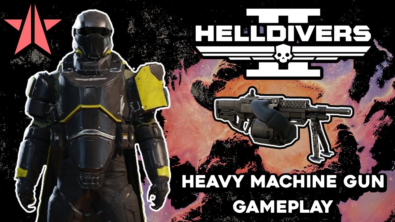 Helldivers 2 - Heavy Machine Gun Gameplay (Solo Super Helldive) - YouTube