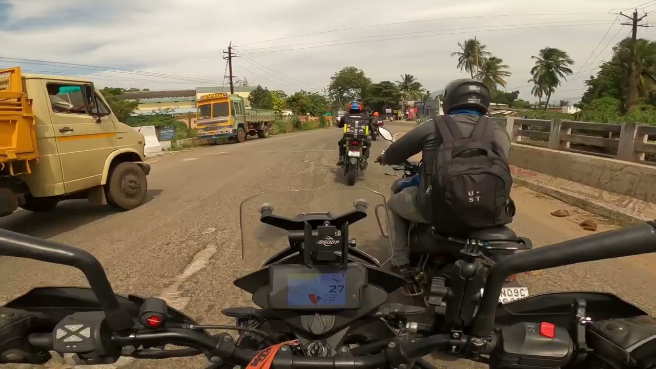 Group Bike Ride |courtallam falls to Varkala in Kerala Bikeride groupride EP4