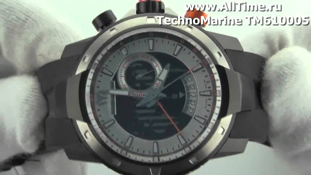 Мужские наручные швейцарские часы TechnoMarine TM610005