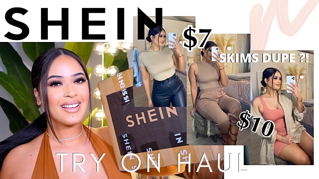 SKIMS DUPES ?! HUGE SHEIN FALL BASICS TRY ON HAUL | 13+ ITEMS | AFFORDABLE SIMPLE / BASICS HAUL