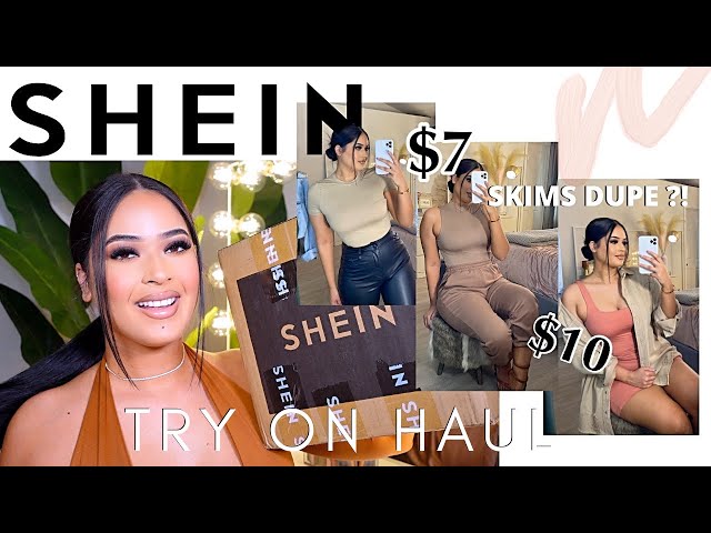 SKIMS DUPES ?! HUGE SHEIN FALL BASICS TRY ON HAUL