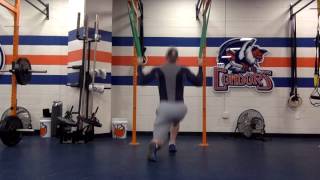 Band Accelerated Split Squat Jumps