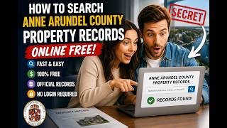How to search Anne Arundel County property records online free
