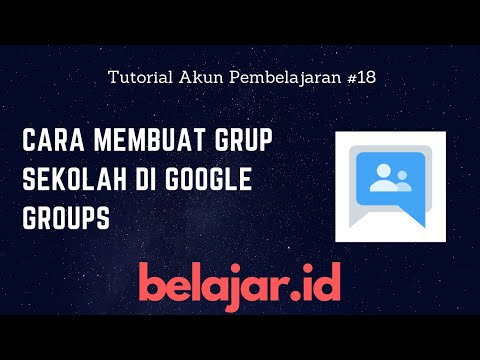Video: Cara Membuat Grup Pengguna