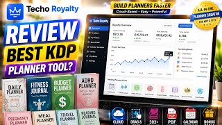 Techo Royalty Review 2026 | Amazon KDP Planner Creator Tool? Cloud-Based Planner Software Explained