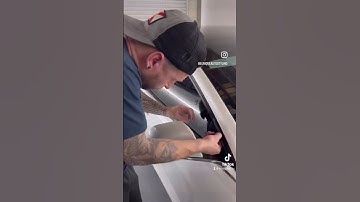 Carbon Fiber Tesla Model 3 Chrome Delete #wrap