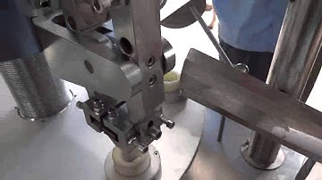 Máy chiết rót và dán đáy tuýp bán tự động HTGF 50/ máy chiết mỹ phẩm vào tuýp nhựa,