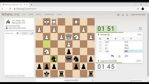 My First Game In Lichess!!!