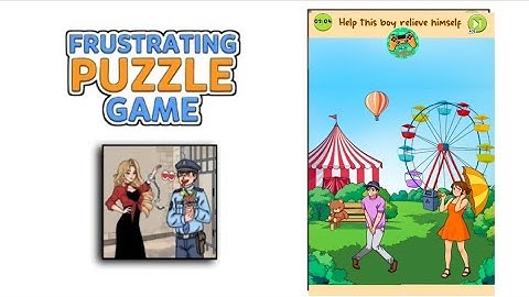 Frustrating Puzzle Game level 39 | help this boy relieve himself Gameplay